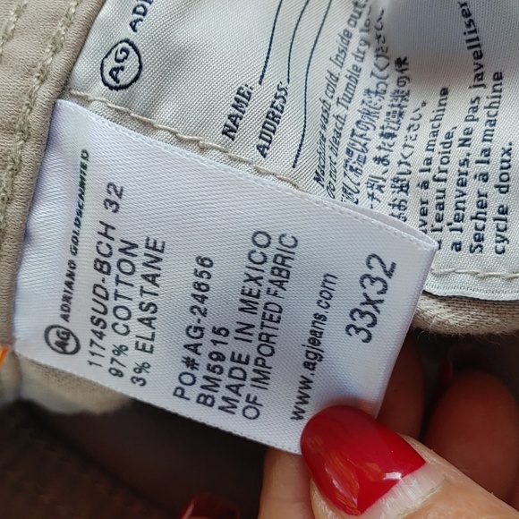 Adriano Goldschmied. The Graduate Tailored leg SZ.32\30 Tan - Picture 11 of 12